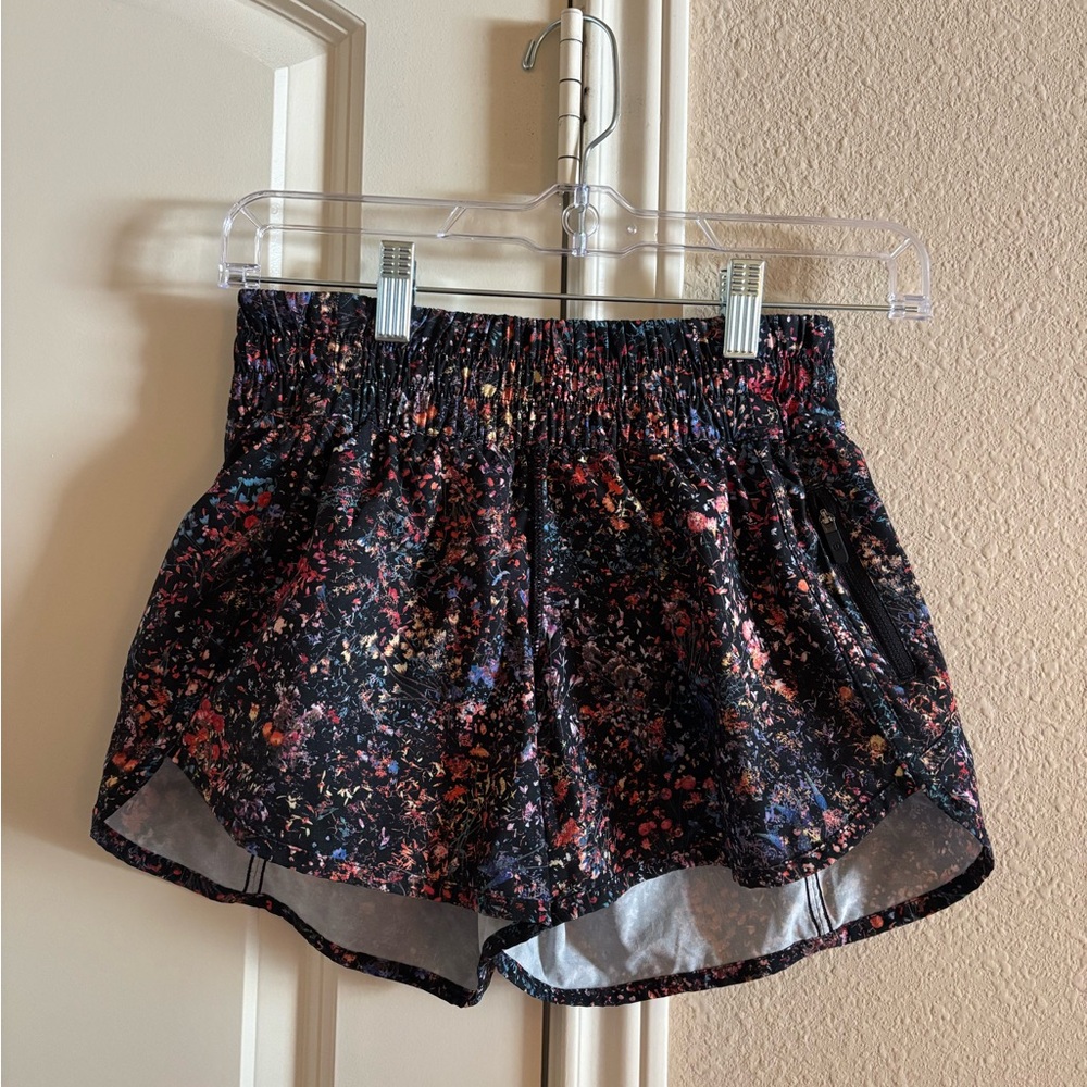 Lululemon Floral Athletic Shorts